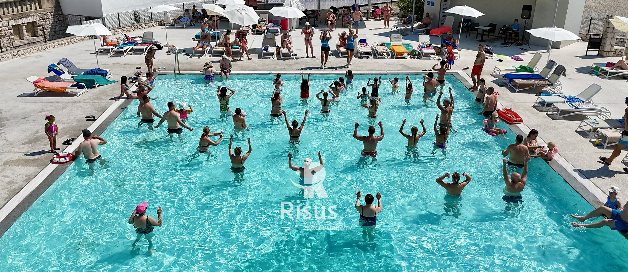 aqua-aerobic-risus-animacija-2025-lišanj-risus-logo